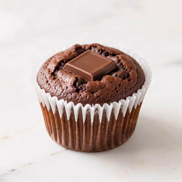 AI-genereret illustration: chokolade muffins med after eight
