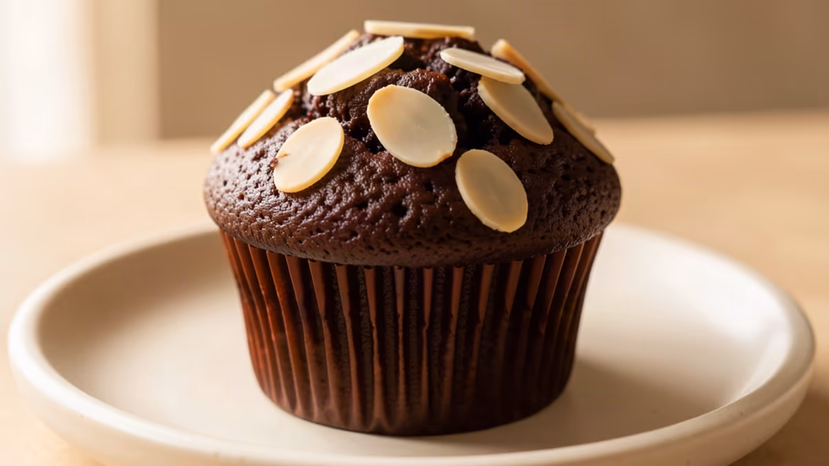 AI-genereret illustration af chokolademuffins med amaretto