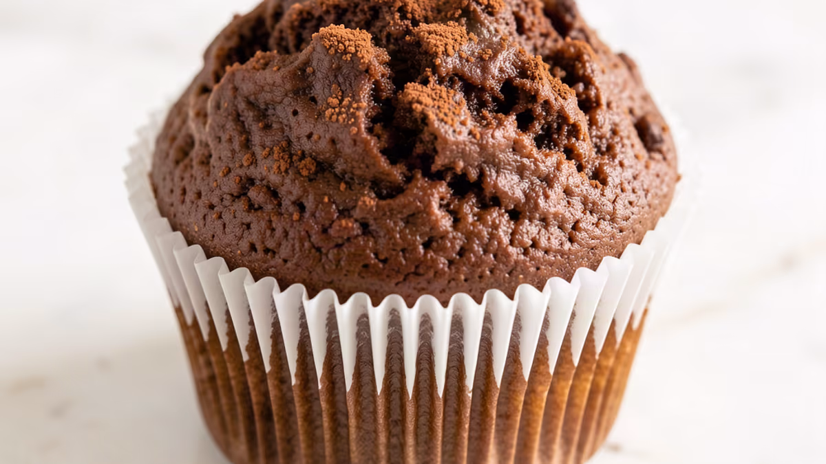 AI-genereret illustration af glutenfri chokolademuffins